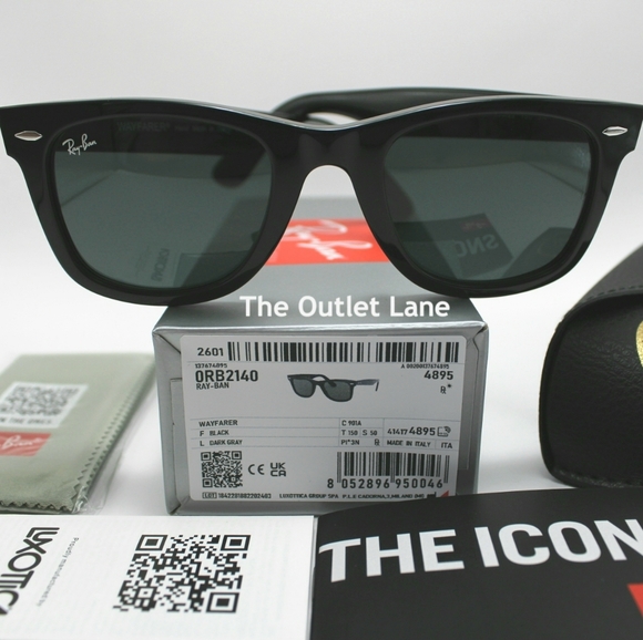 Model Display Ray-Ban Wayfarer Black RB2140 - Picture 2 of 16